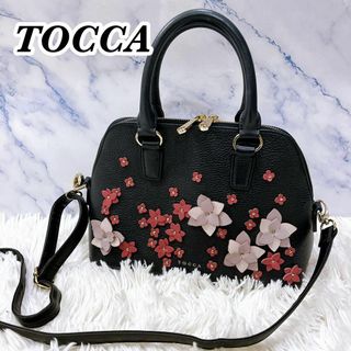 TOCCA - 良品　TOCCA トッカ　花柄　レザー　2WAY ショルダーバッグ