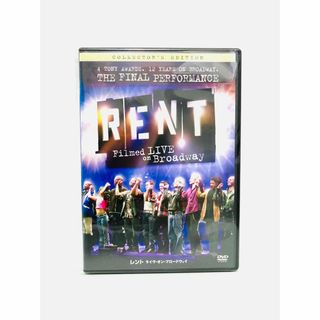 新品同様『レント／RENT ライヴオンブロードウェイ』ミュージカルDVD／廃盤