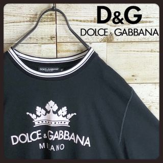 DOLCE&GABBANA ドルガバ tシャツ ビックロゴ入り 希少デザイン