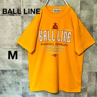 BALL LINE Tシャツ　バスケットボール　M オレンジ(Tシャツ/カットソー(半袖/袖なし))