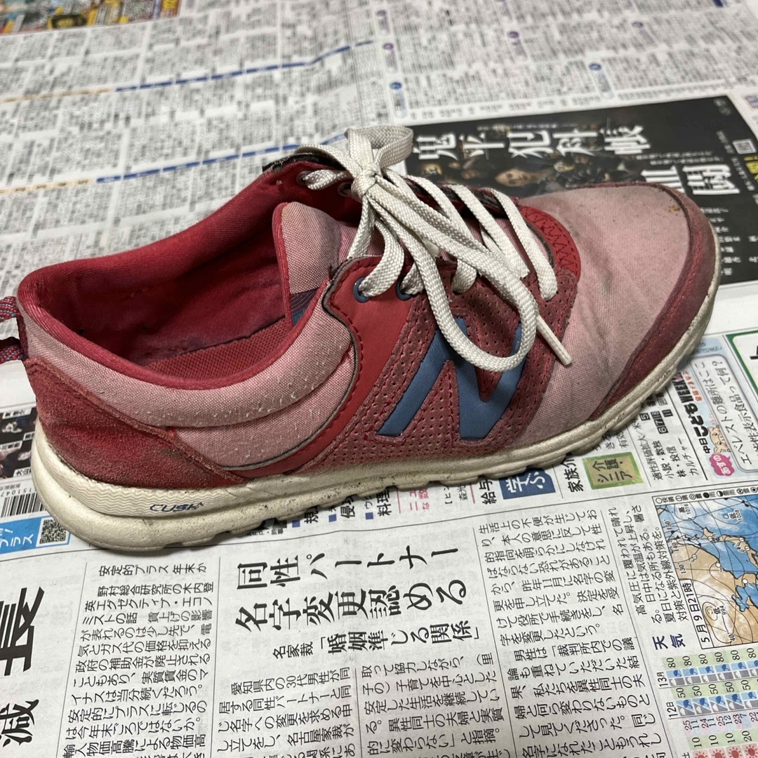 New Balance(ニューバランス)のニューバランス 315 スニーカー　赤　ピンク　ローカット　ウォーキング レディースの靴/シューズ(スニーカー)の商品写真