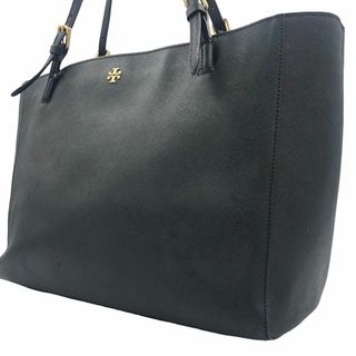 トリーバーチ(Tory Burch)のトリーバーチ エマーソン トートバッグ 黒 サフィアーノレザー 肩掛け シンプル(トートバッグ)