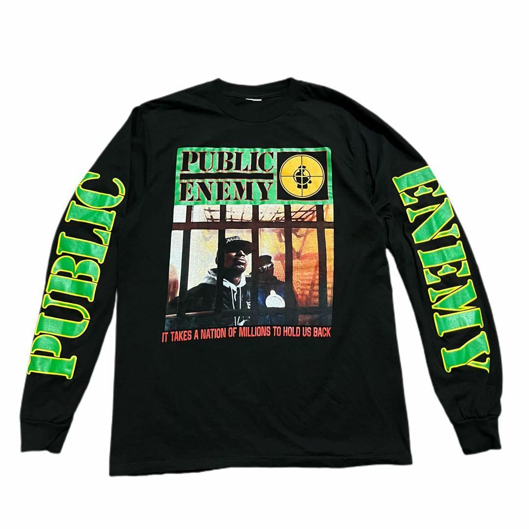 90s 00s PUBLIC ENEMY ロンt ラップtシャツ メンズのトップス(Tシャツ/カットソー(七分/長袖))の商品写真