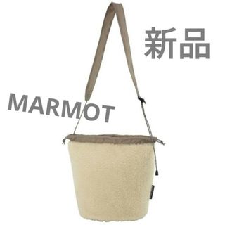 MARMOT - 新品 マーモット MARMOT リバーシブルボアサコッシュ 四角友里コラボ 白