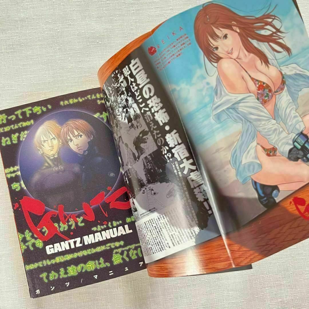 Gantz manual ガンツ 公式ガイドブック マニュアル 奥浩哉 エンタメ/ホビーの漫画(青年漫画)の商品写真