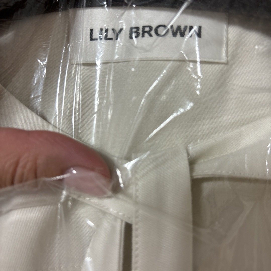 Lily Brown(リリーブラウン)のLILY BROWN  レイヤードステッチワンピース　アイボリー レディースのワンピース(ロングワンピース/マキシワンピース)の商品写真