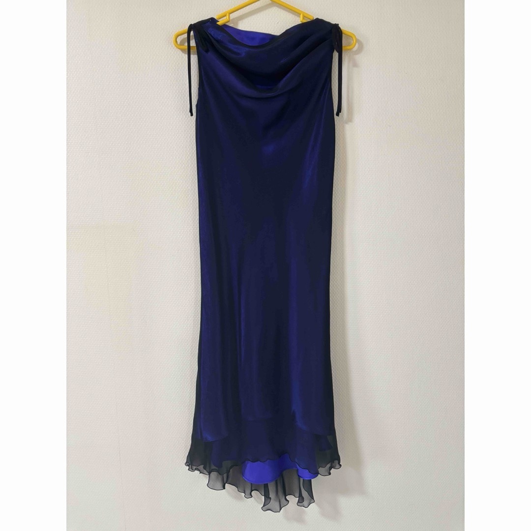【CROULE BARBE】ワンピース　ドレス　フォーマル　9号　ノースリーブ レディースのフォーマル/ドレス(ミディアムドレス)の商品写真