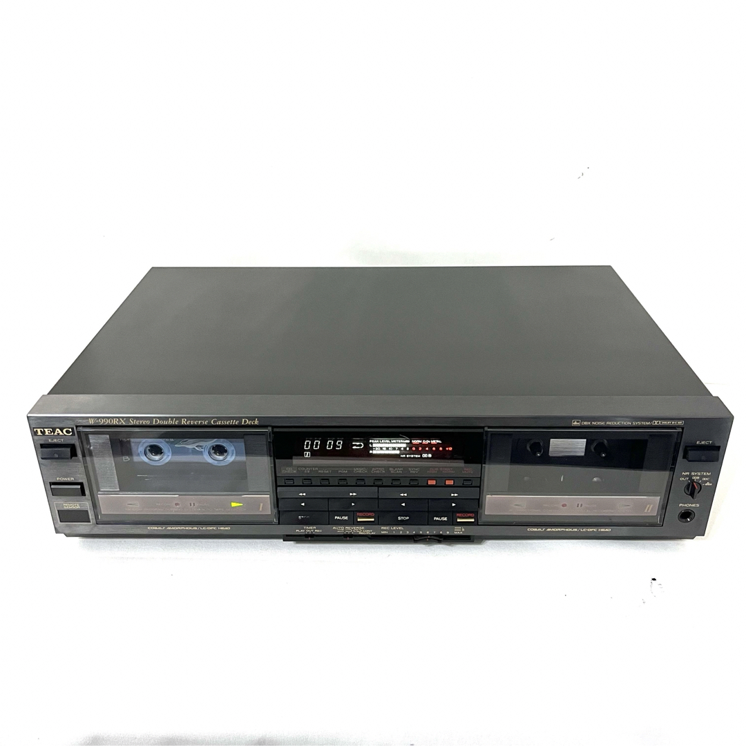 【美品☆動作確認済】TEAC   WリバースカセットデッキW-990RX スマホ/家電/カメラのオーディオ機器(その他)の商品写真