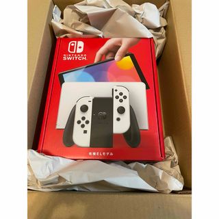 ニンテンドースイッチ(Nintendo Switch)の【新品】Nintendo Switch ニンテンドースイッチ 有機ELホワイト(家庭用ゲーム機本体)