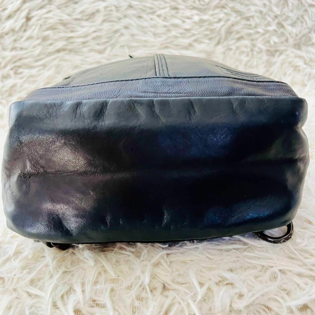 PORTER(ポーター)のタグ付き　ポーター　フランク　スリング　ボディーバッグ　ブラック　レザー　メンズ メンズのバッグ(ボディーバッグ)の商品写真
