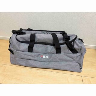 フィラ(FILA)のフィラ FILA 3way ボストンバッグ グレー ブランド ロゴ 美品(ボストンバッグ)