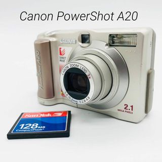 【完動品】Canon PowerShot A20 デジタルカメラ 動作確認済み(コンパクトデジタルカメラ)