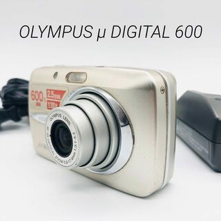 【完動品】OLYMPUS μ DIGITAL 600 デジカメ 動作確認済み