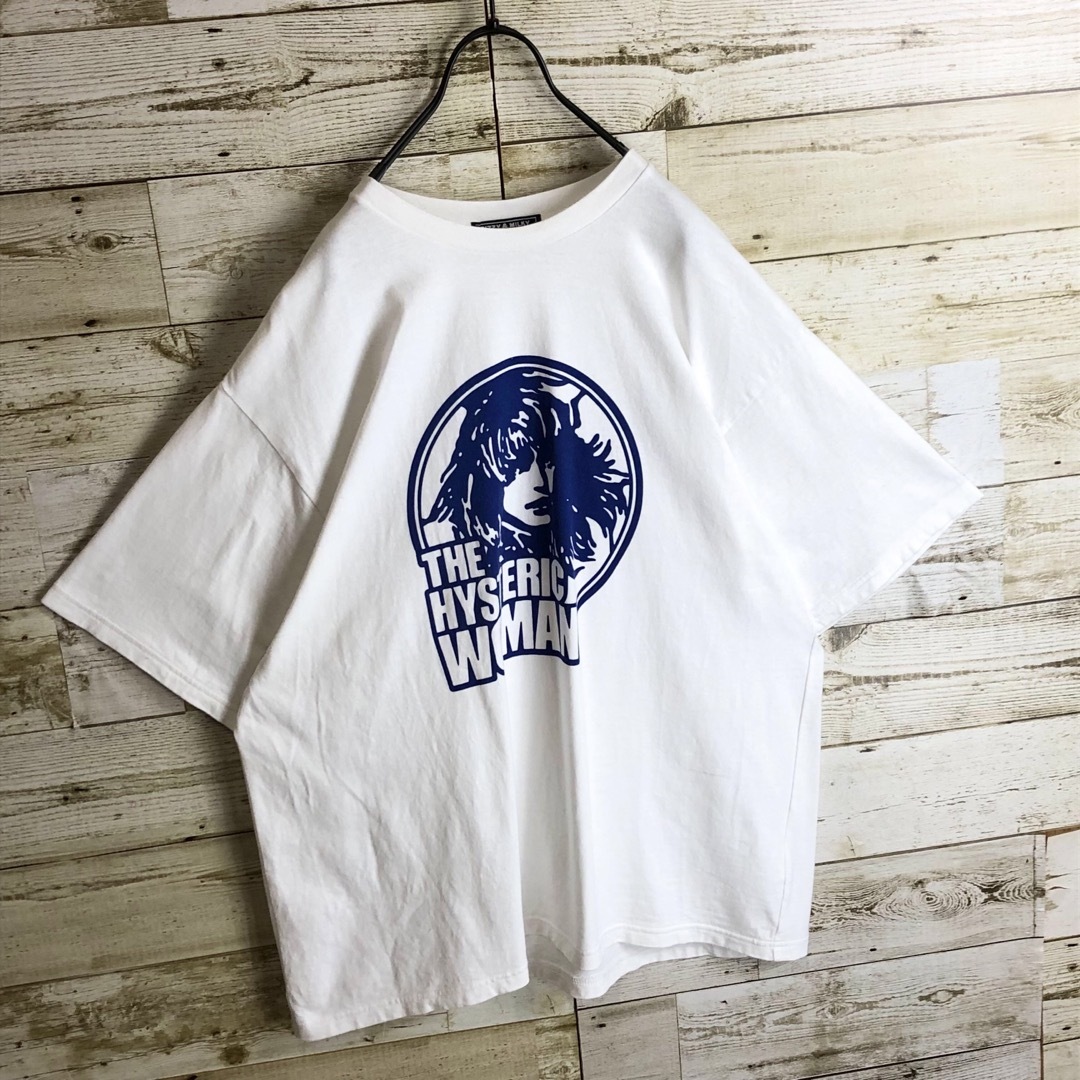 HYSTERIC GLAMOUR(ヒステリックグラマー)のhystericglamour ヒステリックグラマー tシャツ ビックロゴ入り メンズのトップス(Tシャツ/カットソー(半袖/袖なし))の商品写真