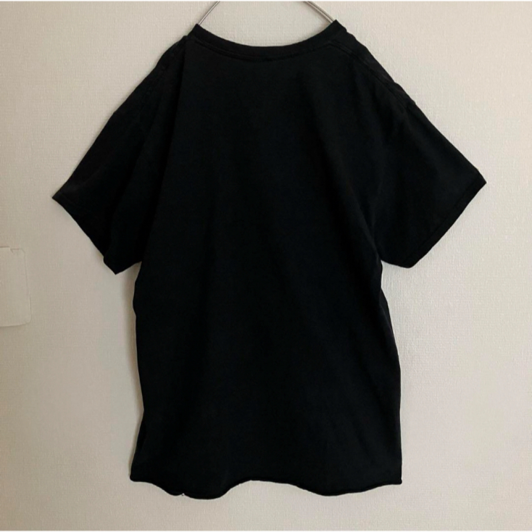 GILDAN(ギルタン)の企業刺繍ワンポイントロゴTシャツテリージョーンズドライウォールtシャツtee黒 メンズのトップス(Tシャツ/カットソー(半袖/袖なし))の商品写真