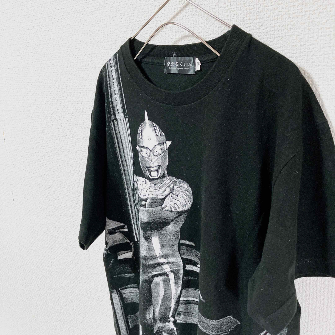 BANDAI(バンダイ)の菅原芳人計画 ウルトラマンセブンTシャツ 半袖 黒 メンズのトップス(Tシャツ/カットソー(半袖/袖なし))の商品写真