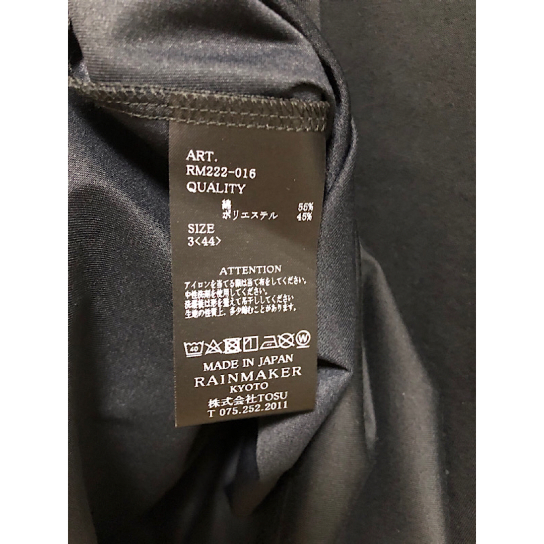 RAINMAKER(レインメーカー)の未使用品RAINMAKERレインメーカー定番22SS着物スリーブ長袖Tシャツ黒 メンズのトップス(Tシャツ/カットソー(七分/長袖))の商品写真