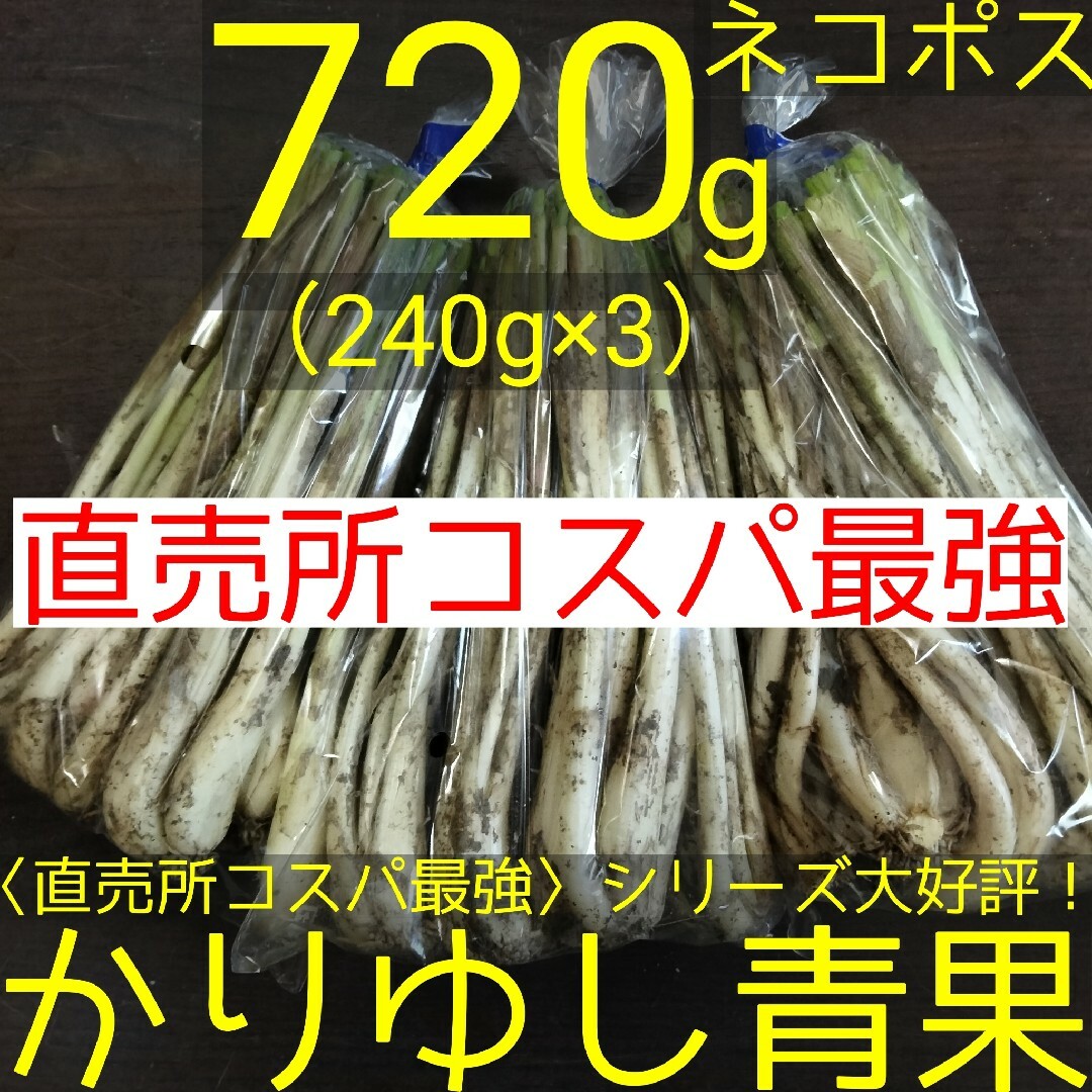 〈直売所コスパ最強〉沖縄県産　Ｗさんの島らっきょう720g以上【ネコポス】② 食品/飲料/酒の食品(野菜)の商品写真