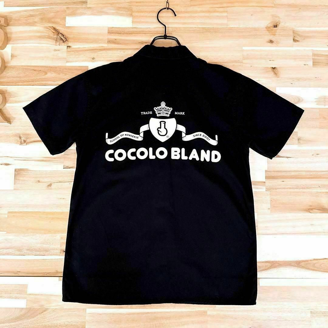 COCOLOBLAND(ココロブランド)の【ココロブランド】COCOLOBland バックプリント 半袖シャツ S 黒×白 メンズのトップス(シャツ)の商品写真