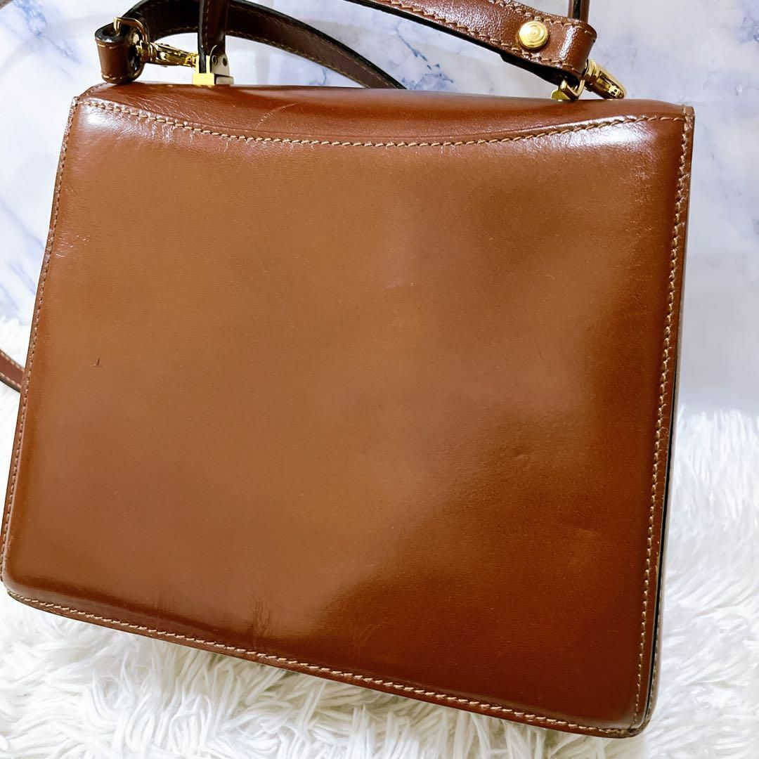 Bally(バリー)の良品　BALLY 2way フォーマルバッグ　ショルダーバッグ　レザー　ブラウン レディースのバッグ(ショルダーバッグ)の商品写真