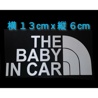 THE BABY IN CAR ベビーインカーカッティングステッカー(ステッカー)