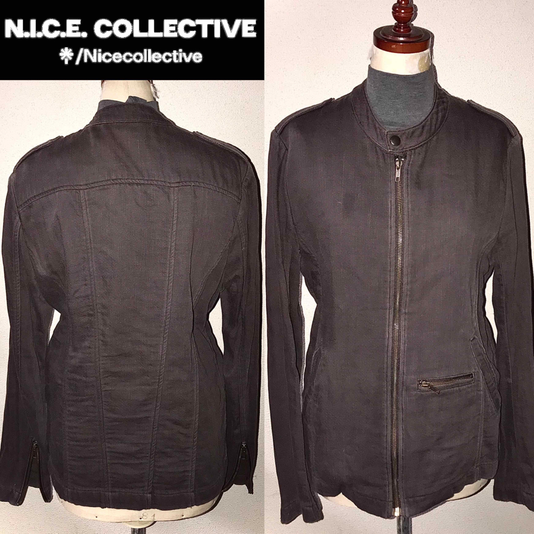 NICE COLLECTIVE(ナイスコレクティブ)のNICE COLLECTIVE 送料込 3万円程 ライダース ロンハーマン 取扱 メンズのジャケット/アウター(ライダースジャケット)の商品写真