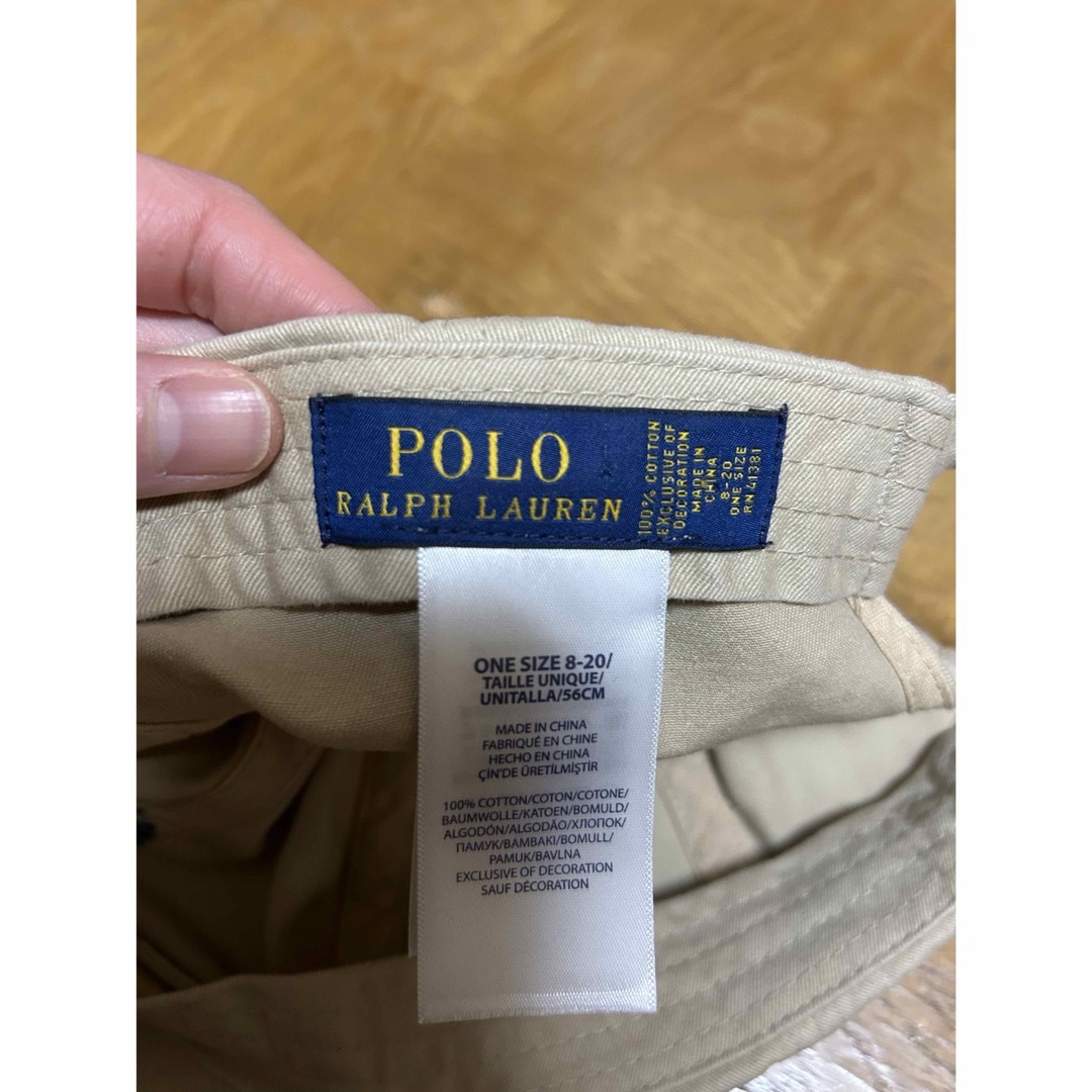 POLO RALPH LAUREN(ポロラルフローレン)のラルフローレン　キッズ　キャップ キッズ/ベビー/マタニティのこども用ファッション小物(帽子)の商品写真