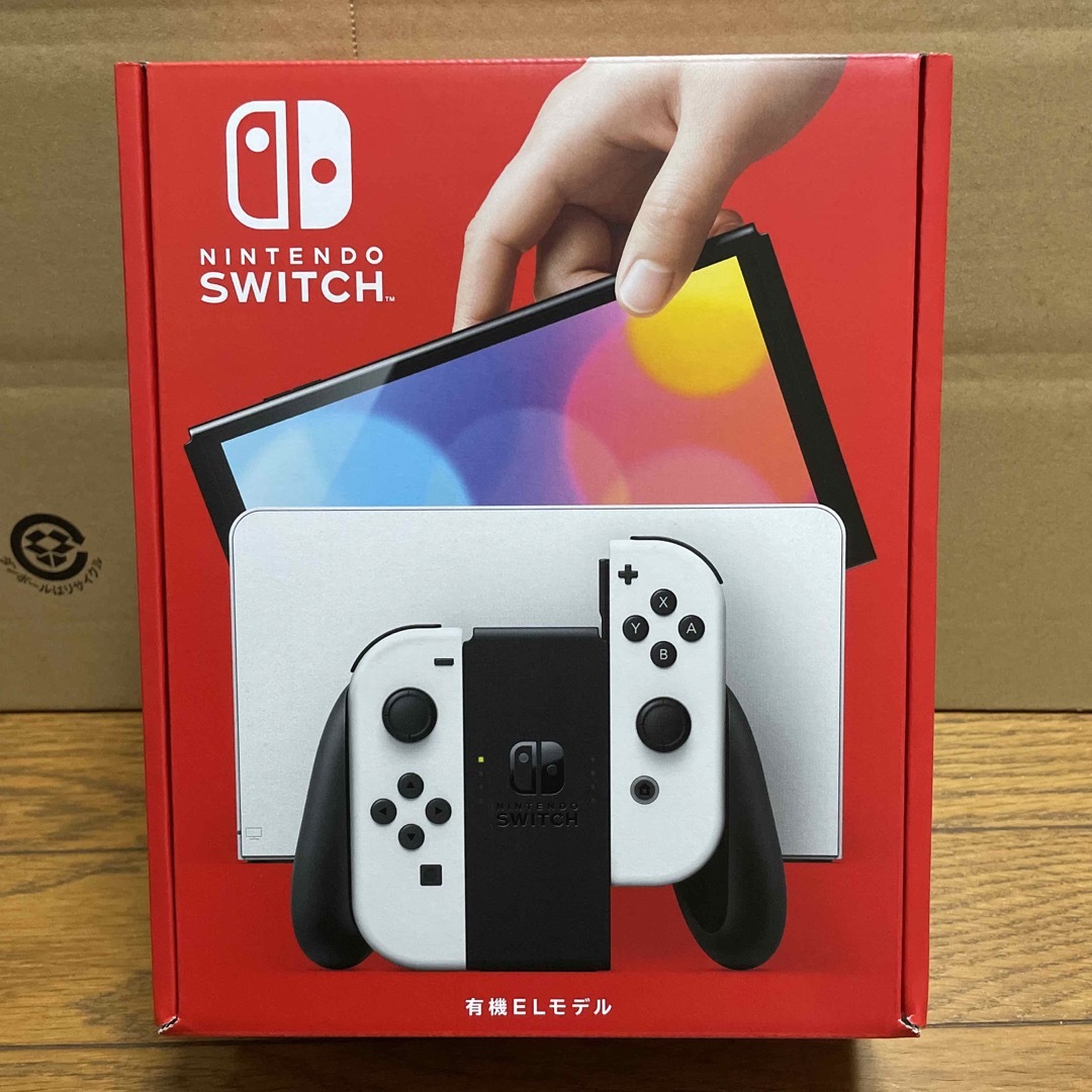 任天堂(ニンテンドウ)のNintendo Switch 有機ELモデル Joy-Con(L)/(R)  エンタメ/ホビーのゲームソフト/ゲーム機本体(家庭用ゲーム機本体)の商品写真