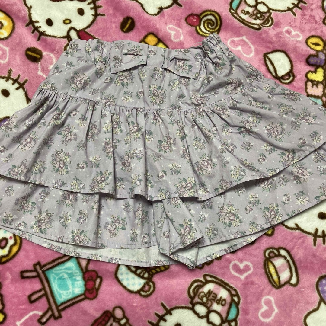 anyFAM(エニィファム)のanyFAM 柄キュロット　120 美品 キッズ/ベビー/マタニティのキッズ服女の子用(90cm~)(スカート)の商品写真