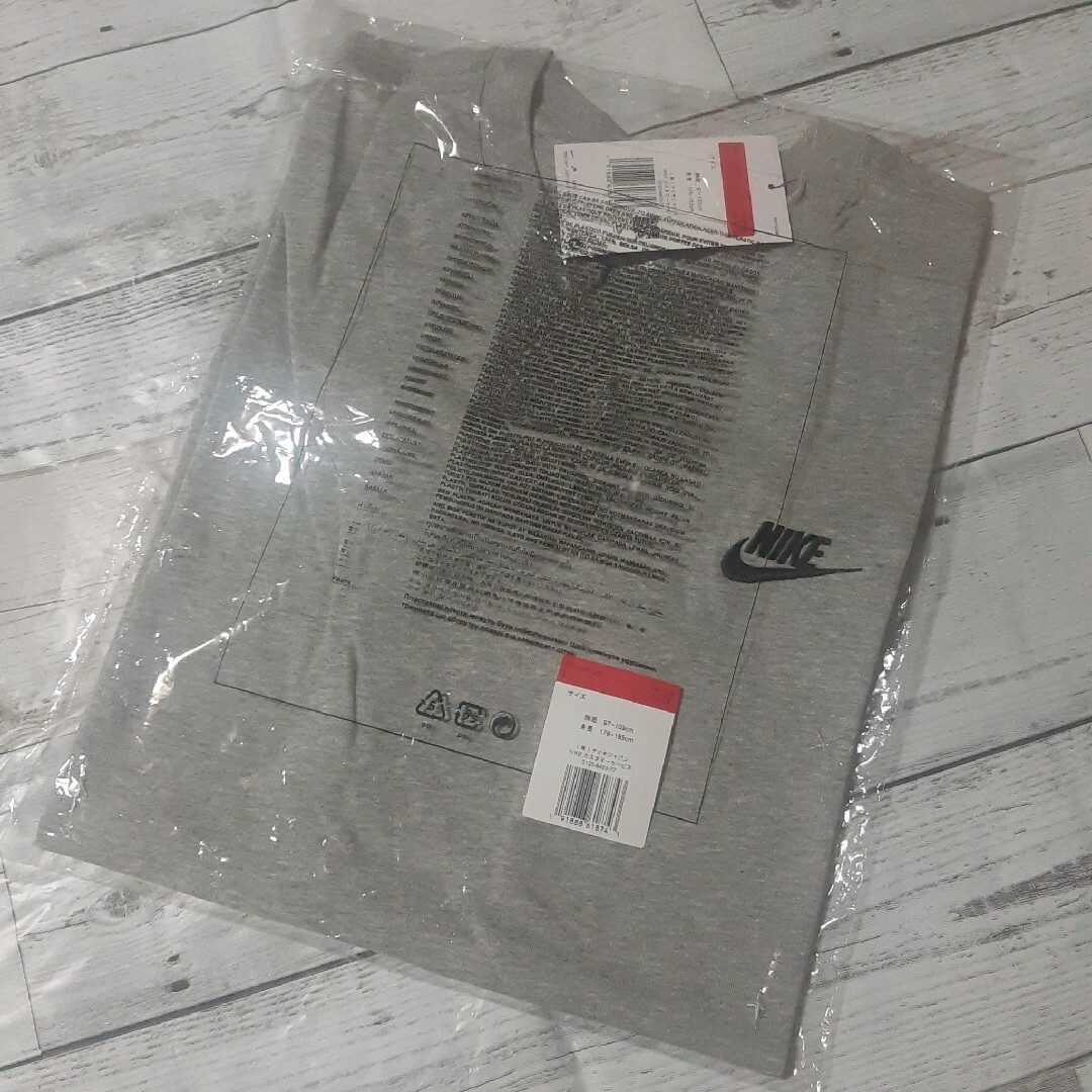 NIKE(ナイキ)のNIKE ナイキ L グレー NSW S/S 半袖Tシャツ トップス メンズのトップス(Tシャツ/カットソー(半袖/袖なし))の商品写真