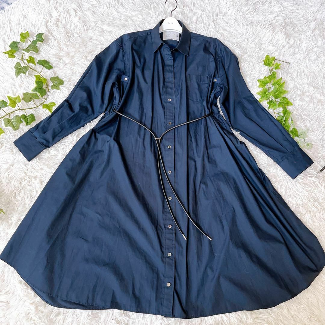 希少品 サカイ sacai ドッキング ビスチェ 2way シャツワンピース 希少品 サカイ sacai ドッキング ビスチェ 2way シャツワンピース