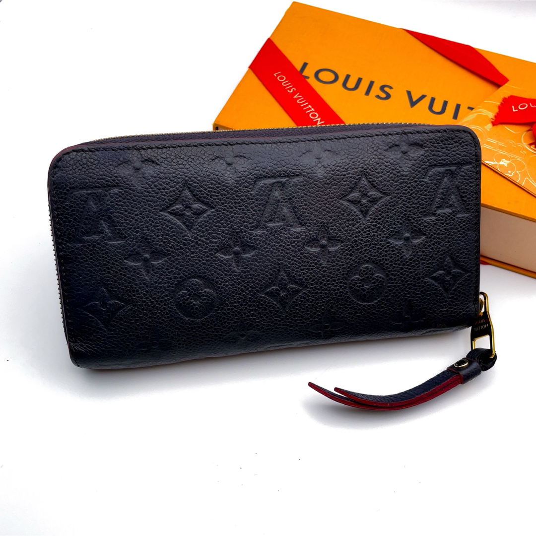 LOUIS VUITTON(ルイヴィトン)の【最高級美品】新型！ルイヴィトン アンプラント ジッピーウォレット ネイビー レディースのファッション小物(財布)の商品写真