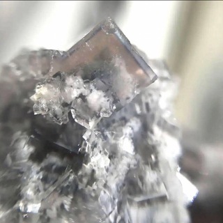 中国産　フローライト　バイカラー　シャンパン×ブルー　原石　結晶　鉱物標本(その他)
