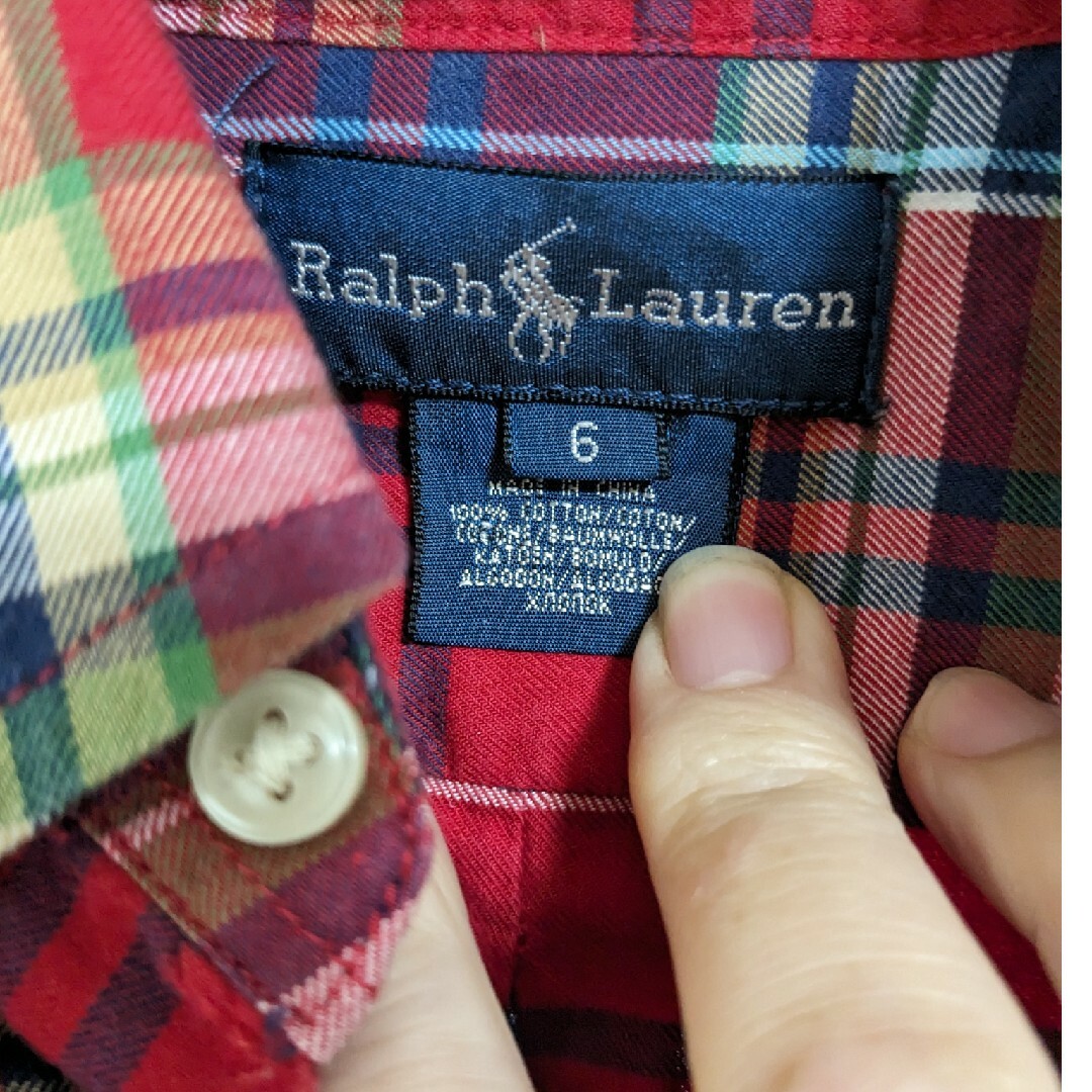 POLO RALPH LAUREN(ポロラルフローレン)のラルフローレン　シャツ キッズ/ベビー/マタニティのキッズ服男の子用(90cm~)(ブラウス)の商品写真