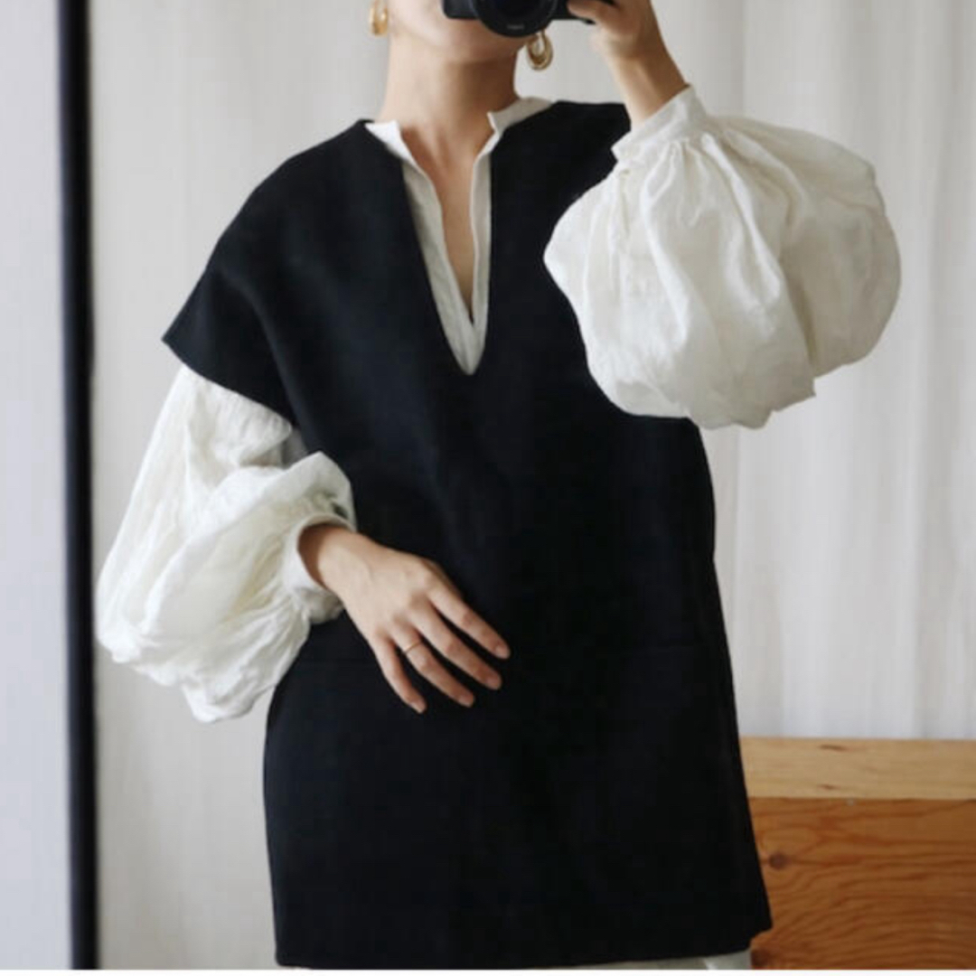 aere V-neck wool vest ベスト aere V-neck wool vest ベスト