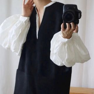 aere V-neck wool vest ベスト(ベスト/ジレ)