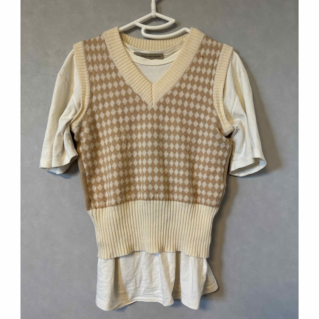 Lochie(ロキエ)のVintage cropped knit vest レディースのトップス(ベスト/ジレ)の商品写真