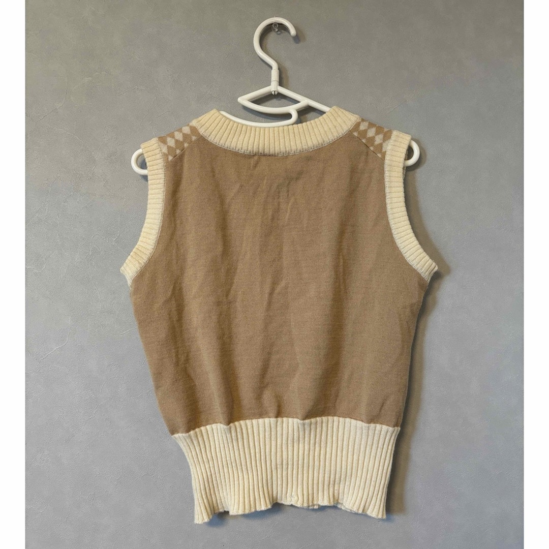 Lochie(ロキエ)のVintage cropped knit vest レディースのトップス(ベスト/ジレ)の商品写真