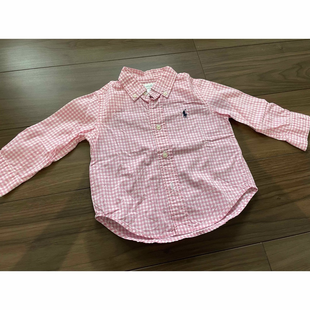 Ralph Lauren(ラルフローレン)のRALPH LAUREN シャツ　12M キッズ/ベビー/マタニティのキッズ服男の子用(90cm~)(Tシャツ/カットソー)の商品写真