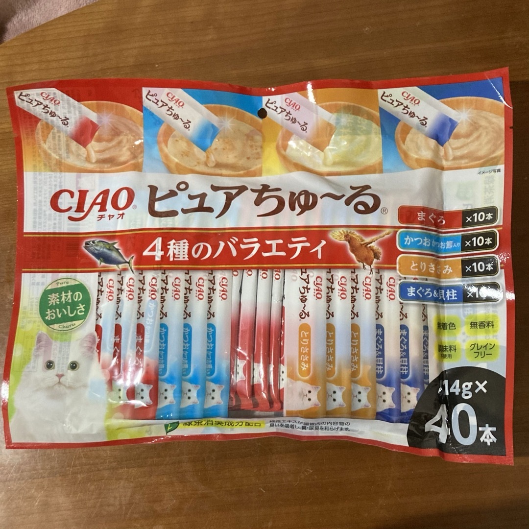 CIAO ピュアちゅーる 40本入り その他のペット用品(猫)の商品写真