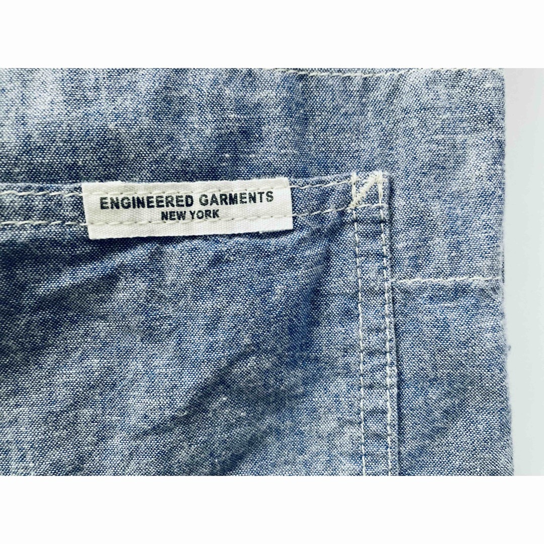 Engineered Garments(エンジニアードガーメンツ)のEngineered Garments 米国製 ファティーグショーツ M ブルー メンズのパンツ(ショートパンツ)の商品写真