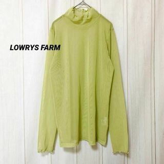 ローリーズファーム(LOWRYS FARM)のst927 ローリーズファーム /メロウカットソー/長袖/シアーチュール素材(カットソー(長袖/七分))