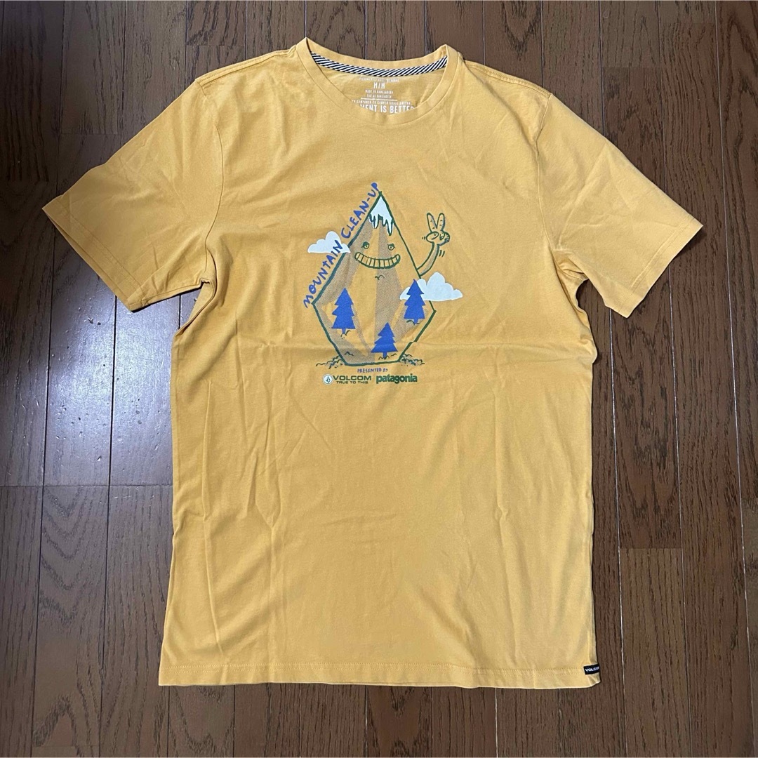 patagonia(パタゴニア)のVOLCOM Patagonia ボルコム×パタゴニア 非売品 Tシャツ　M メンズのトップス(Tシャツ/カットソー(半袖/袖なし))の商品写真