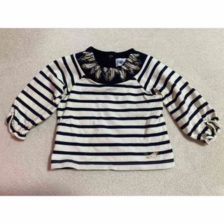 プチバトー(PETIT BATEAU)のプチバトー　12M   新品未着用　タグなし　送料無料(シャツ/カットソー)