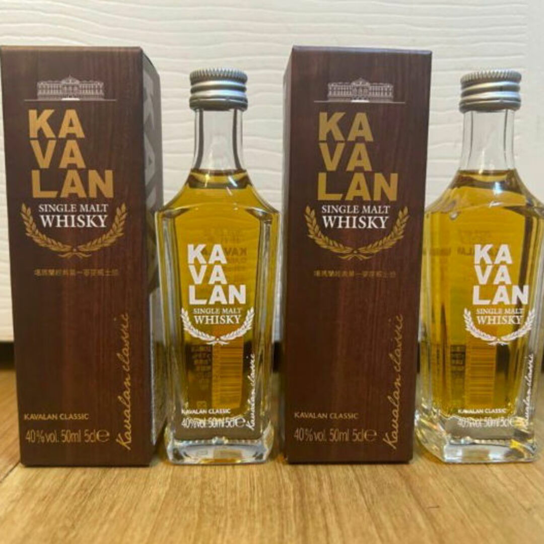 カバラン　クラシック　2本セット　シングルモルトKAVALAN CLASSIC 食品/飲料/酒の酒(ウイスキー)の商品写真