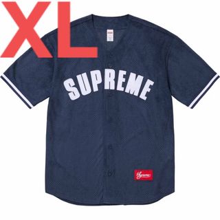 Supreme - Supreme Ultrasuede Mesh Baseball Jersey