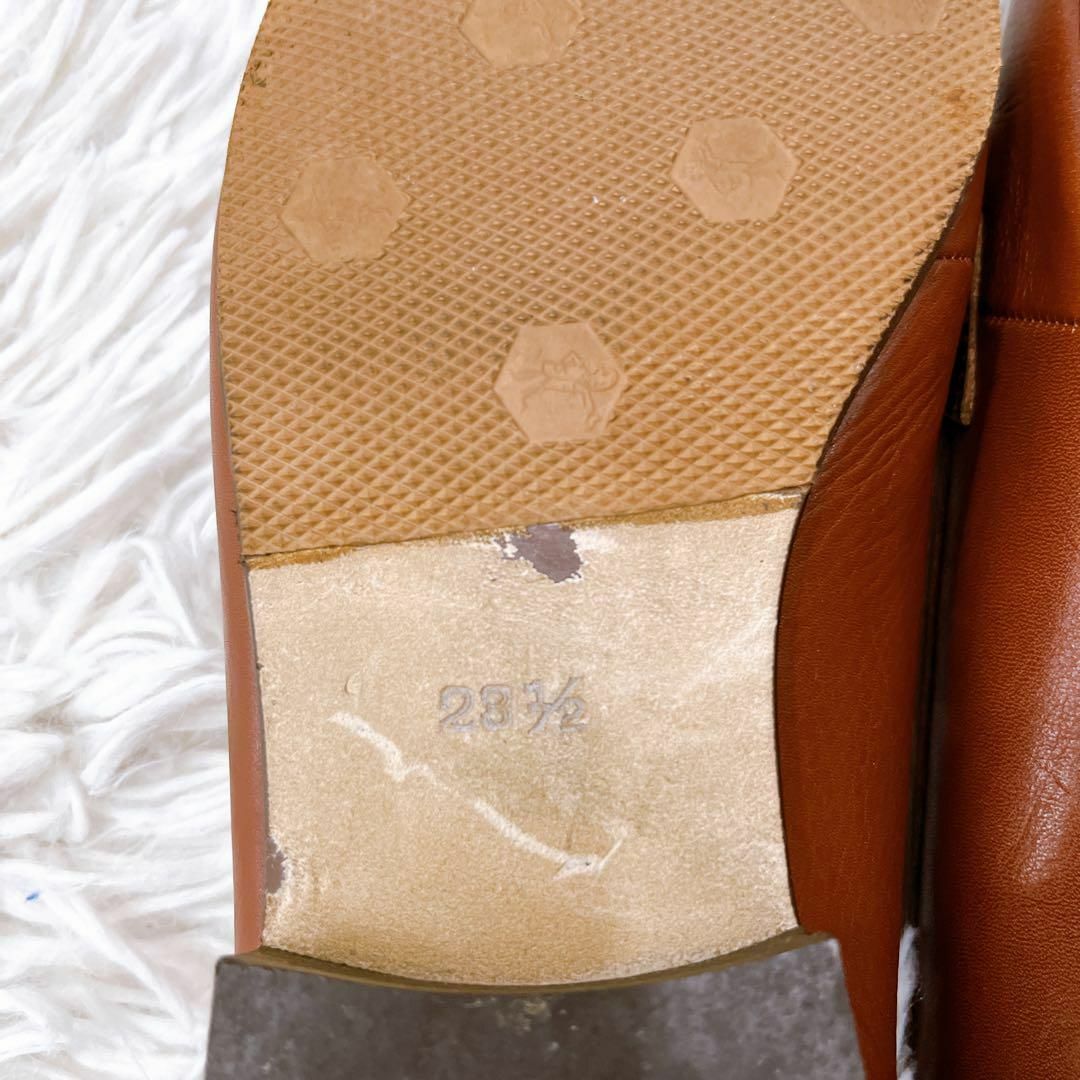 Brooks Brothers(ブルックスブラザース)のブルックスブラザーズ　レディース　ローファー　ブラウン　23.5cm レディースの靴/シューズ(ローファー/革靴)の商品写真