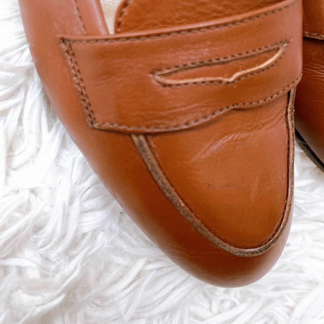 Brooks Brothers(ブルックスブラザース)のブルックスブラザーズ　レディース　ローファー　ブラウン　23.5cm レディースの靴/シューズ(ローファー/革靴)の商品写真