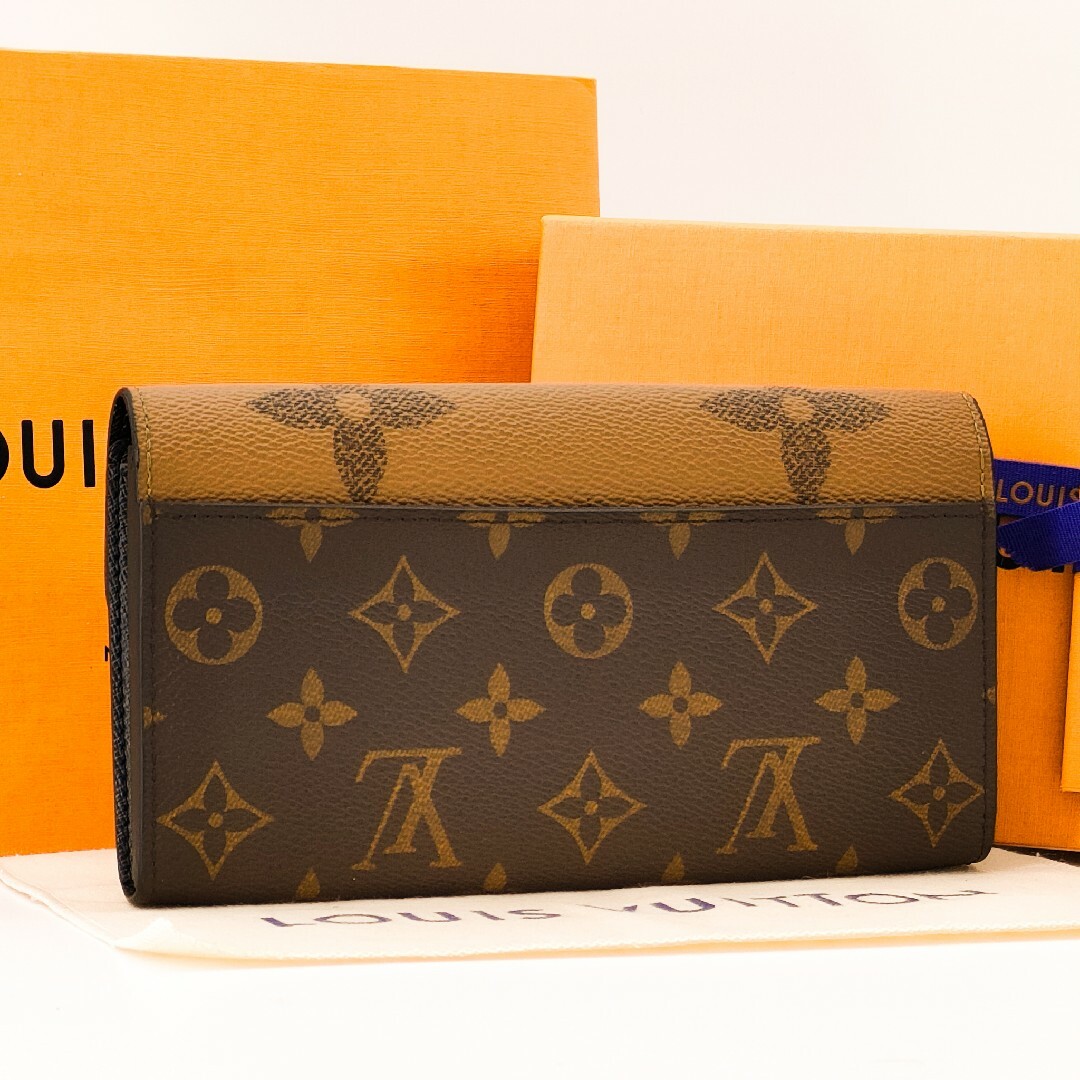 LOUIS VUITTON(ルイヴィトン)のルイヴィトン✨モノグラム　リバース✨ポルトフォイユサラ✨長財布 レディースのファッション小物(財布)の商品写真