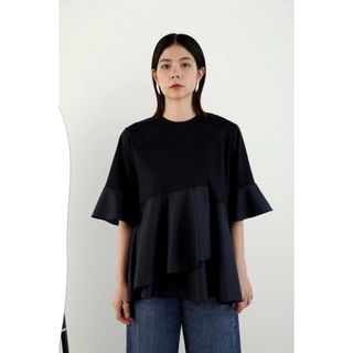 ジルスチュアート(JILLSTUART)のJILLSTUART ランダムフレアデザイントップス(カットソー(半袖/袖なし))